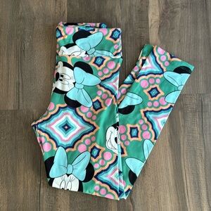 LuLaRoe Disney Collection Minnie leggings